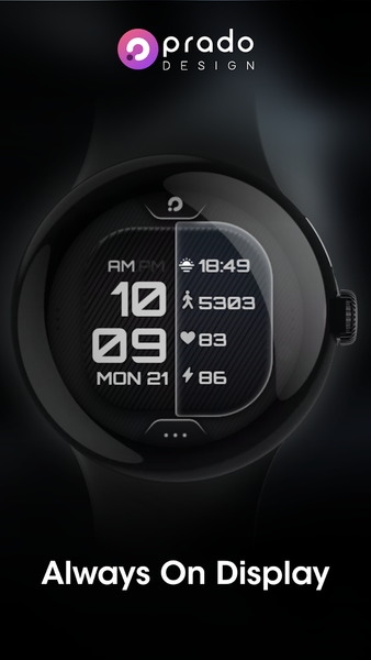 ACTIVE ۴۱ Digital Watch Face - عکس برنامه موبایلی اندروید
