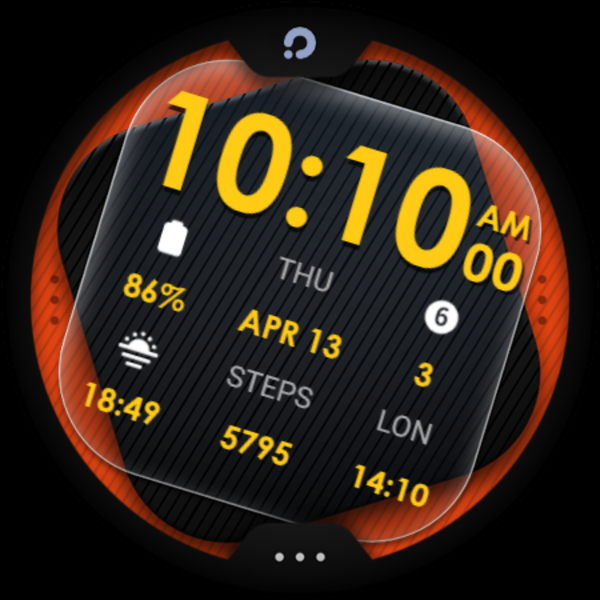 ACTIVE ۴۲ Digital Watch Face - عکس برنامه موبایلی اندروید