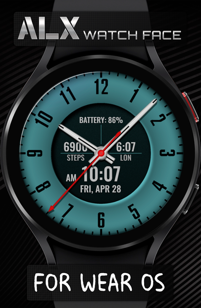 ALX04 Analog Watch Face - عکس برنامه موبایلی اندروید