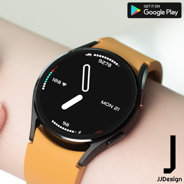 JJ-Analog001 Watch Face - Image screenshot of android app