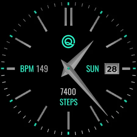 Analog Basic WF Wear OS 4+ - Image screenshot of android app