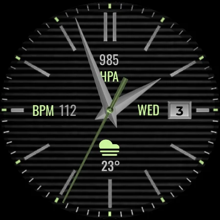 Analog Basic WF Wear OS 4+ - Image screenshot of android app