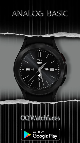 Analog Basic WF Wear OS 4+ - Image screenshot of android app
