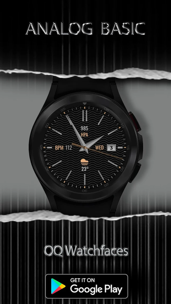 Analog Basic WF Wear OS 4+ - Image screenshot of android app