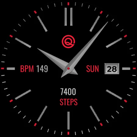 Analog Basic WF Wear OS 4+ - Image screenshot of android app