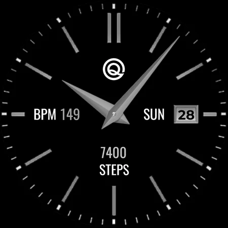 Analog Basic WF Wear OS 4+ - Image screenshot of android app