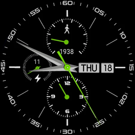 Analog Basic 2 for WEAR OS 4 - Image screenshot of android app