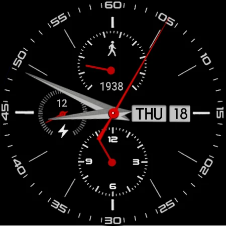Analog Basic 2 for WEAR OS 4 - Image screenshot of android app