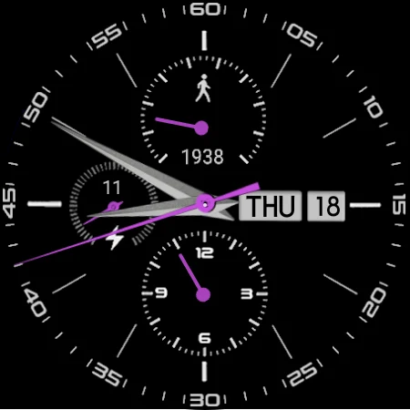 Analog Basic 2 for WEAR OS 4 - Image screenshot of android app