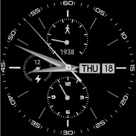 Analog Basic 2 for WEAR OS 4 - Image screenshot of android app