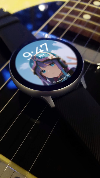 Anime Girl Watch Face - عکس برنامه موبایلی اندروید