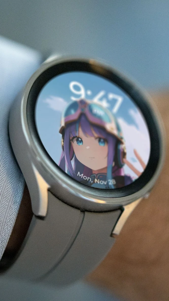 Anime Girl Watch Face - عکس برنامه موبایلی اندروید