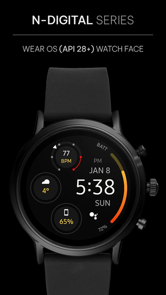 Awf n-Digital: Watch face - Image screenshot of android app