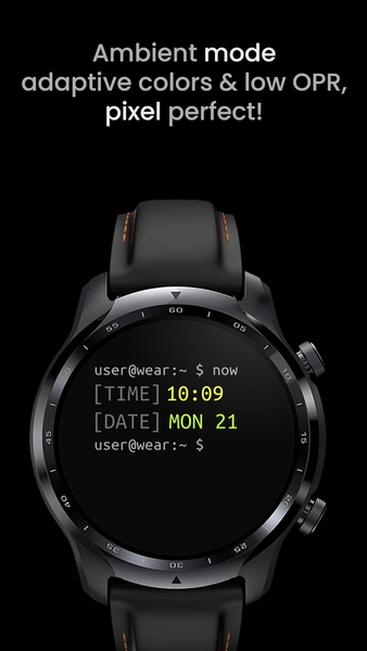 Terminal Watch face - عکس برنامه موبایلی اندروید