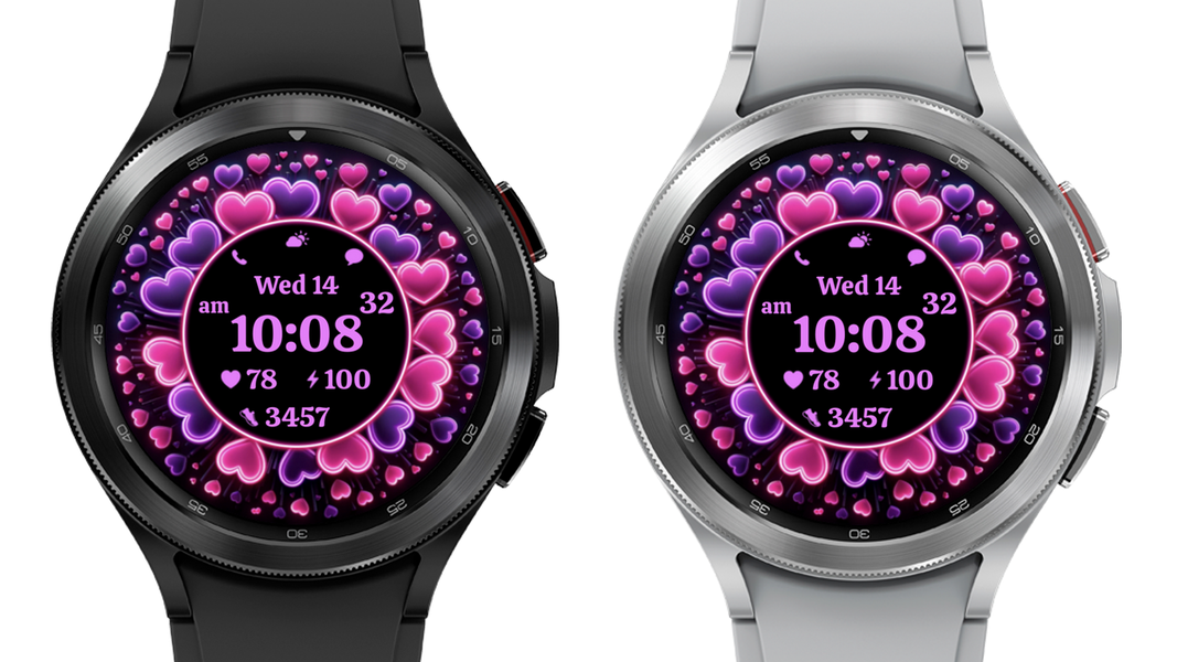 AZ۲۸۵ Valentine's Watch Face - عکس برنامه موبایلی اندروید