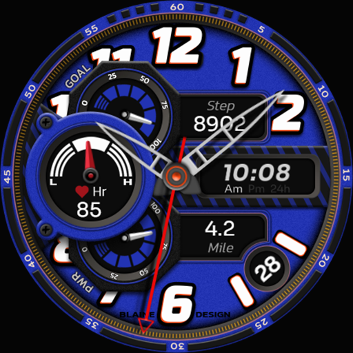 Blaine ۰۲۱ Hybrid Watch Face - عکس برنامه موبایلی اندروید