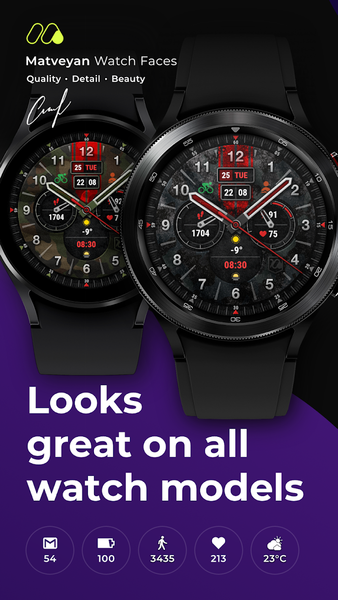 Camouflage Brutal watch face - Image screenshot of android app