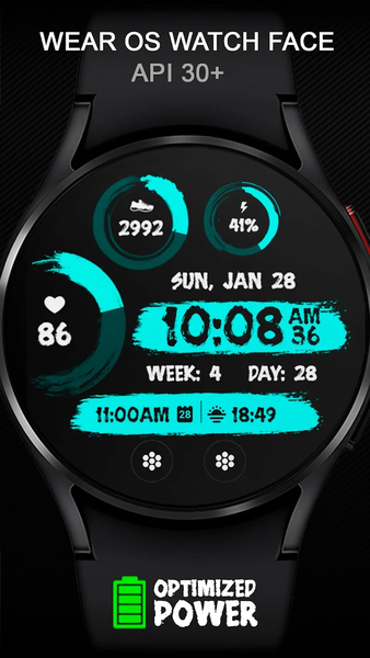 Chester Urban watch face - عکس برنامه موبایلی اندروید