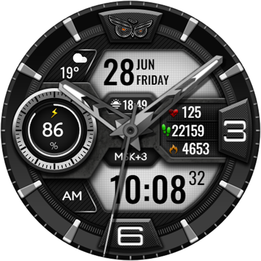 Hybrid LATUKOM WS ۱ Watch face - عکس برنامه موبایلی اندروید