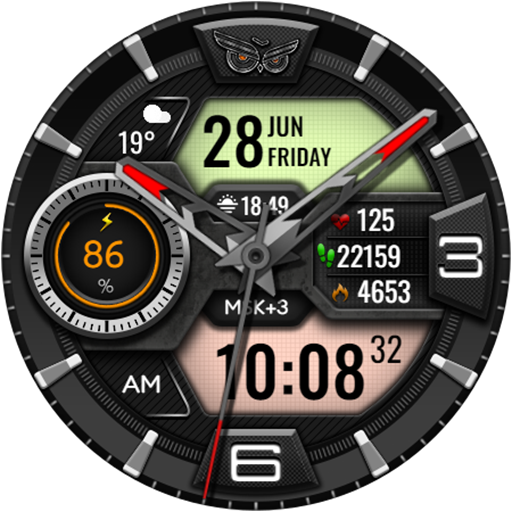 Hybrid LATUKOM WS ۱ Watch face - عکس برنامه موبایلی اندروید