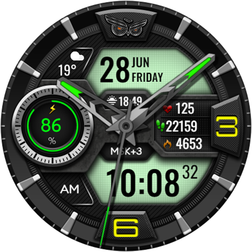 Hybrid LATUKOM WS ۱ Watch face - عکس برنامه موبایلی اندروید