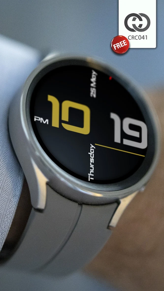 Digital Watch Face CRC۰۴۱ - عکس برنامه موبایلی اندروید