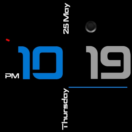 Digital Watch Face CRC۰۴۱ - عکس برنامه موبایلی اندروید