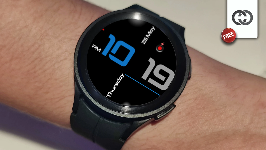 Digital Watch Face CRC۰۴۱ - عکس برنامه موبایلی اندروید