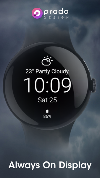 Current Weather Watch Face - عکس برنامه موبایلی اندروید