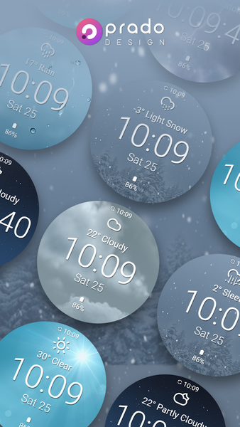Current Weather Watch Face - عکس برنامه موبایلی اندروید