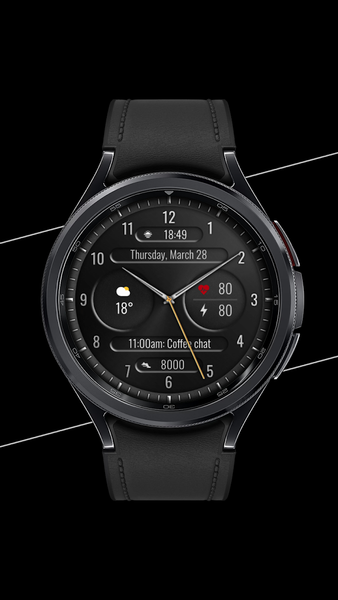 DADAM70 Analog Watch Face - Image screenshot of android app