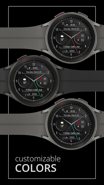 DADAM70 Analog Watch Face - Image screenshot of android app