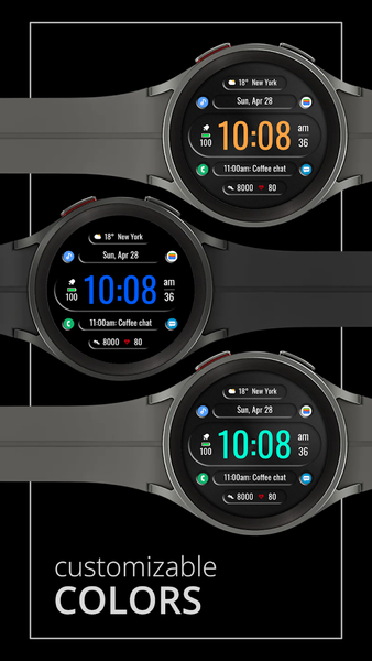 DADAM72 Digital Watch Face - Image screenshot of android app