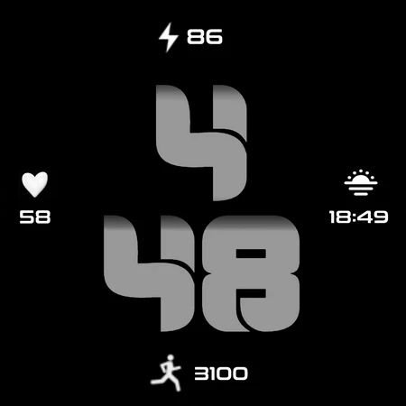 Digital Gradient WF Wear OS ۵+ - عکس برنامه موبایلی اندروید