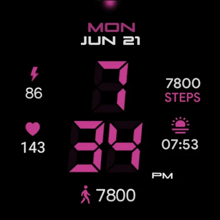 Digital Basic 1 Wear OS 4+ - Image screenshot of android app