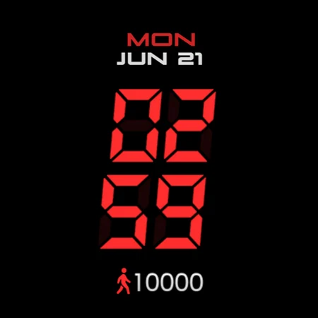 Digital Basic 1 Wear OS 4+ - Image screenshot of android app