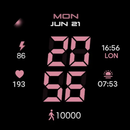 Digital Basic 1 Wear OS 4+ - Image screenshot of android app