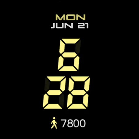 Digital Basic 1 Wear OS 4+ - Image screenshot of android app