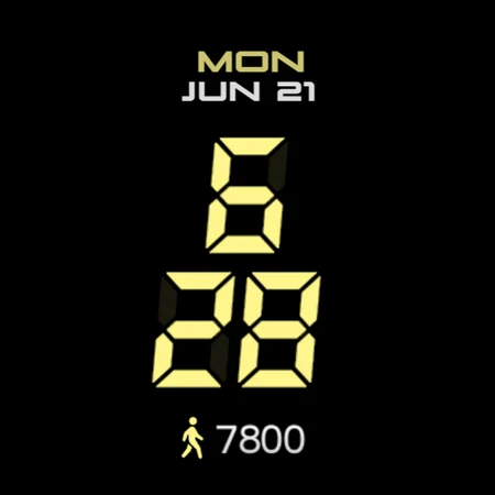 Digital Basic 1 Wear OS 4+ - Image screenshot of android app