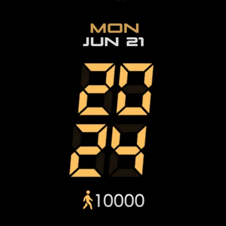 Digital Basic 1 Wear OS 4+ - Image screenshot of android app