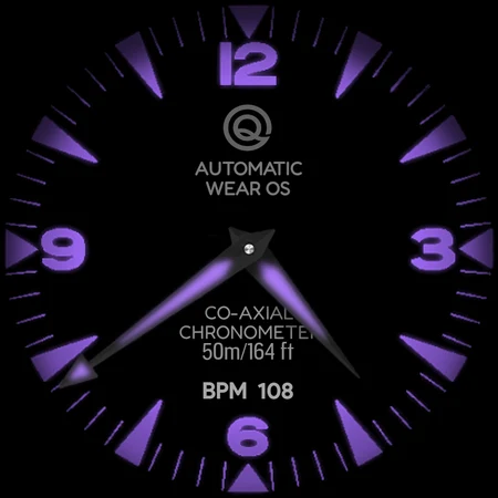 Diver ۵ Black For Wear OS ۴ - عکس برنامه موبایلی اندروید