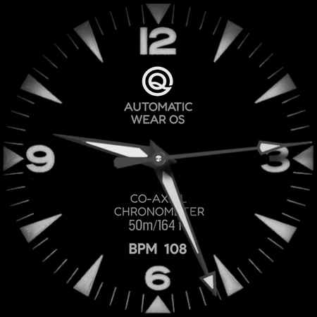 Diver ۵ Black For Wear OS ۴ - عکس برنامه موبایلی اندروید