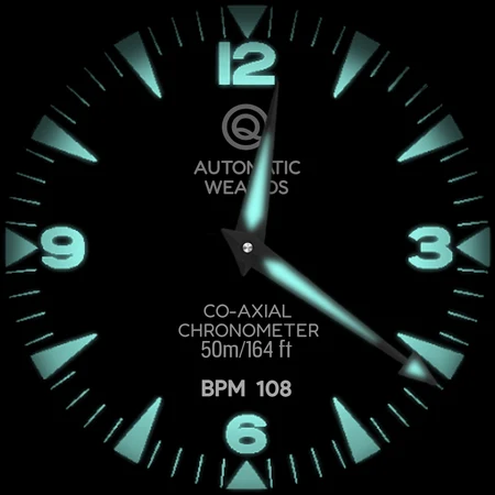 Diver ۵ Black For Wear OS ۴ - عکس برنامه موبایلی اندروید