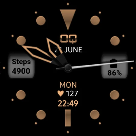 Diver Style Classic Watchface - Image screenshot of android app