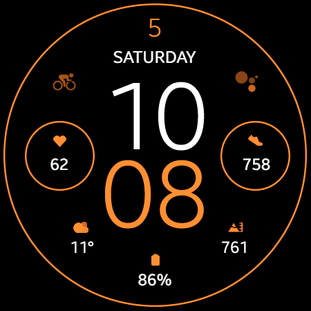 Easy IV Watch Face - عکس برنامه موبایلی اندروید