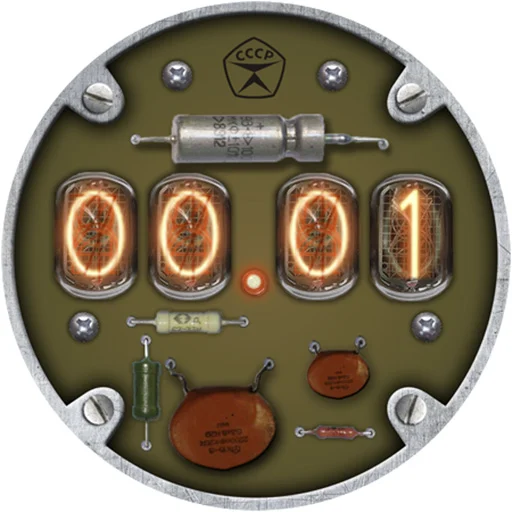 Gas discharge watches - Image screenshot of android app