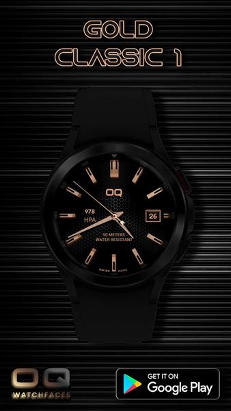 Gold Classic 1 Wear OS - Image screenshot of android app