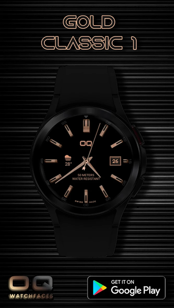 Gold Classic 1 Wear OS 4+ - Image screenshot of android app