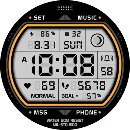 HMKWatch Digital ۱۶۳ - عکس برنامه موبایلی اندروید