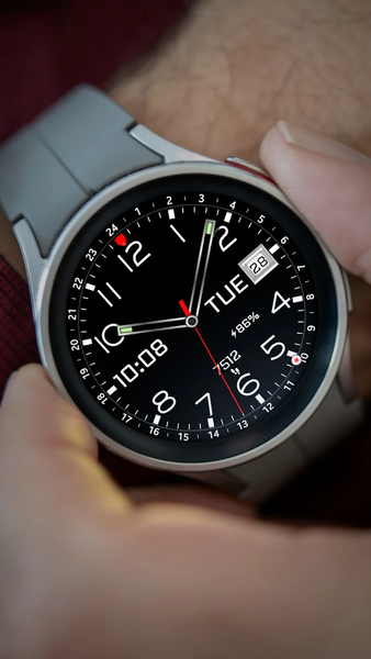 Hybrid Minimal RZ۰۱ Watch face - عکس برنامه موبایلی اندروید